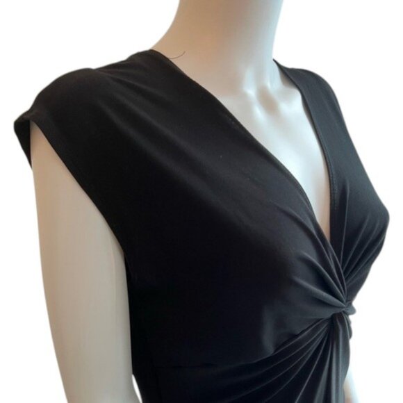 Tiana B. black lightweight sleeveless knee-length dress size L - Picture 3 of 3